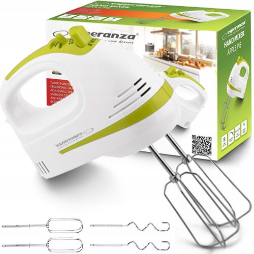  Esperanza IT Apple Pie EKM011 400 W hand mixer white