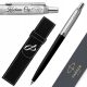  Parker Jotter Black Ballpoint Pen with Case and Engraving