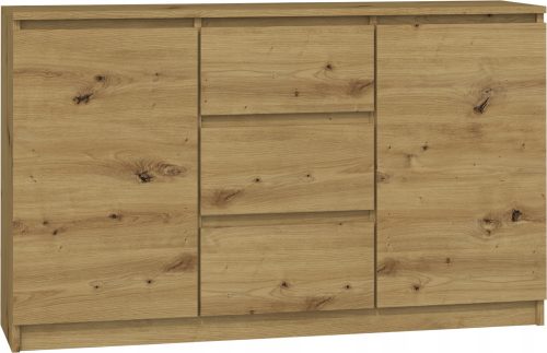  TopEshop 2D3S ARTISAN KPL chest of drawers 120 x 40 x 75 cm matt Artisan oak