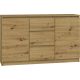  TopEshop 2D3S ARTISAN KPL chest of drawers 120 x 40 x 75 cm matt Artisan oak