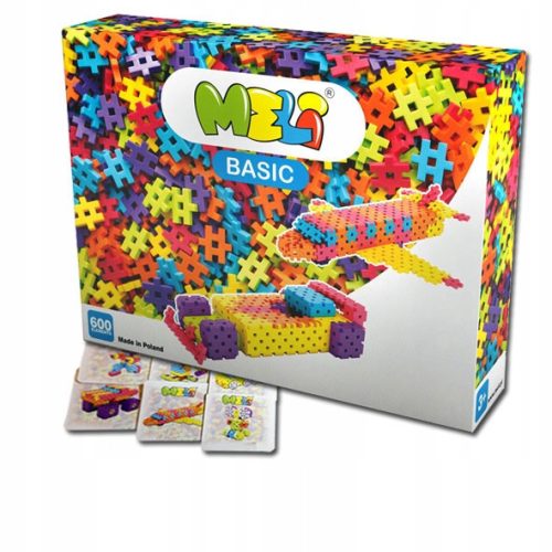  Meli Basic Waffle Blocks 600 pcs. 50010