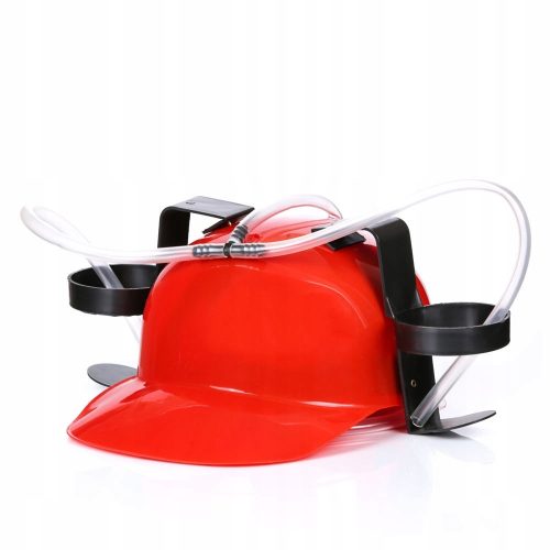  Party Beer Helmet for Beers Grill Red