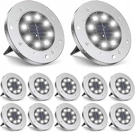  MAXSELL built-in solar lamp silver 13 cm 12 pcs.