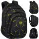  CoolPack Multi-Compartment School Backpack, Black, Green Shades, Multicolor, 28 Years