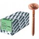 PZ A2 farm screws, copper, 4.5x35mm, 100 pcs