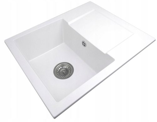 Casabe World RITA WHITE granite single bowl sink