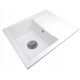 Casabe World RITA WHITE granite single bowl sink