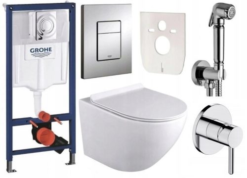 series of concealed toilet sets