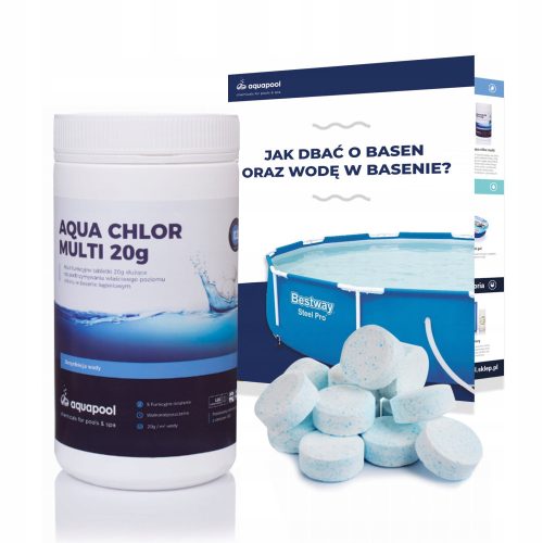 Poolchemikalien Chlortabletten Aquapool 1 kg