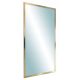 Bathroom mirror Manufaktura Ram wall mirror, rectangular, wooden frame, 640 x 1240 mm