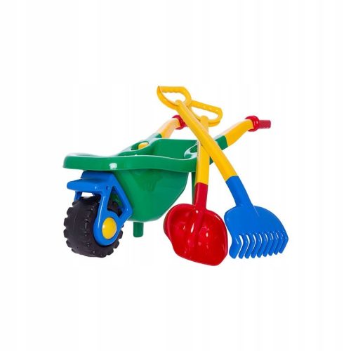 BRRORROW SHOVEL RAKE CHILDREN'S SET FOR THE GARDEN Various colors