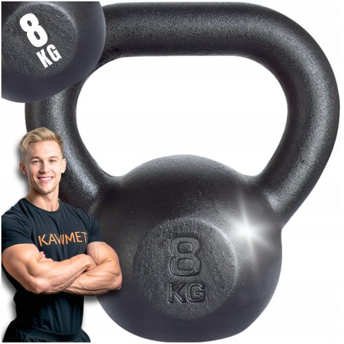  Kettlebelle Kawmet 8 kg black