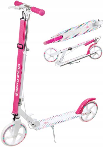  Two-wheeled scooter Raven 612701 White, Pink