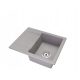 Brado DONZO single-bowl sink siphon chrome-granite-grey tones