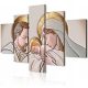  TABLEAU MODERNE SAINTE FAMILLE 66x115cm POUR MARIAGE