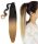  Hairpiece, long synthetic hair, dark brown, WYSPA WLOSOW