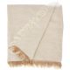 SOFT BLANKET PLUG FOR ONE Supreme Style Cotton Bedspread, 180 cm x 260 cm, Beige, Cream