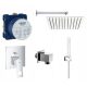 Surface-mounted element for mounting the Grohe Eurocube bath mixer + 5 other products