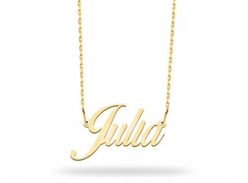  GOLD CELEBRITY NECKLACE WITH YOUR NAME 333