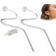  925 SILVER HANGING EARRINGS BALLS Pulled Pulled SILVER