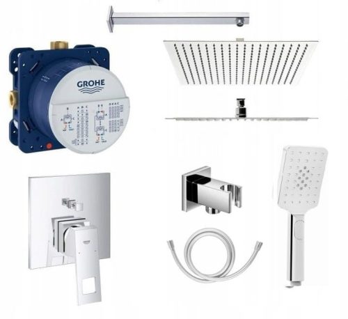 Grohe Eurocube chrome concealed shower mixer + 6 more products