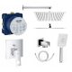 Grohe Eurocube chrome concealed shower mixer + 6 more products