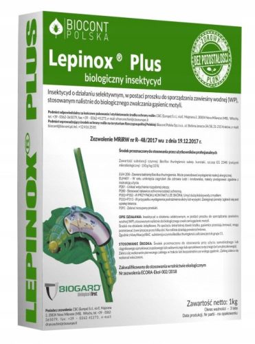  Lepinox plus 1 kg box tree moth caterpillars