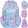  ST.RIGHT school backpack with multiple compartments shades of blue, pink, multicolored 20 l