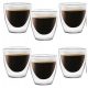 Glasses and cups Vialli Design coffee and tea glasses 80 ml 6 pcs.