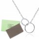  WOMEN'S SILVER NECKLACE 50 CM WHEELS OF FRIENDSHIP