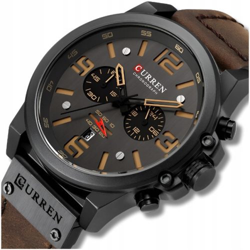  CURREN MEN'S WATCH CLASSIC ELEGANT CHRONOGRAPH DATE 6 COLORS