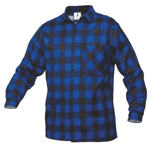 POLISH COTTON FLANNEL WORK SHIRT, size L