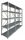 DODAS metal storage rack, 195 x 275 x 50 cm, max. 150 kg per rack