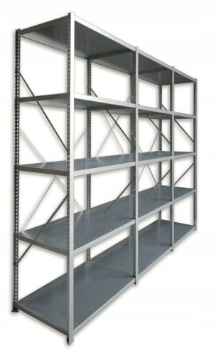 DODAS metal storage rack, 195 x 275 x 50 cm, max. 150 kg per rack