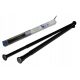 Shower curtain rods Estiva extension shower rod 75-120 x 22 mm black