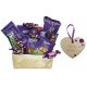  GIFT BASKET ENGRAVED MILKA GIFT Mother's Day for Dad CHILD'S BIRTHDAY