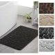 Non-slip bathroom rug, soft colors