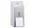 Manual wall-mounted soap dispenser Merida 400 ml in grey and silver