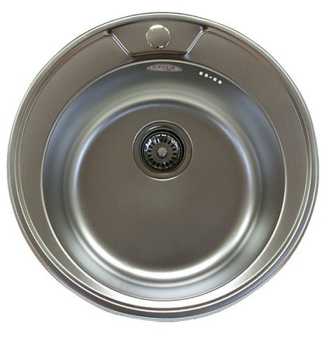 Lazur Galla single-bowl sink, stainless steel