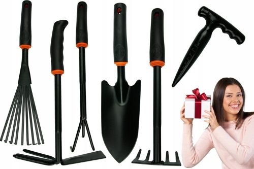 SET OF SMALL GARDEN TOOLS DE LUXE 6-pcs.