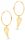  BEAUTIFUL GOLDEN EARRINGS HANGING WINGS 333