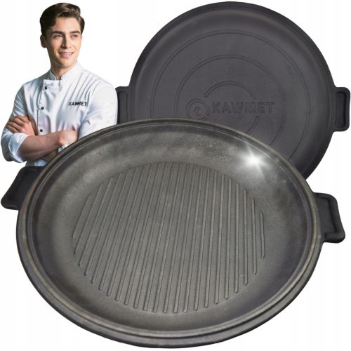  Cast iron grill pan, cauldron tray, Hungarian hunting grill, 2.5l