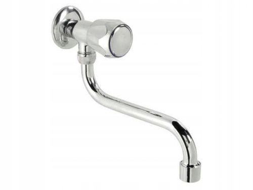  Diamond Wall-Mounted Kitchen Faucet KRAN, Silver