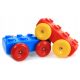  MEGA BRICKS with wheels 2 pieces. Marioinex