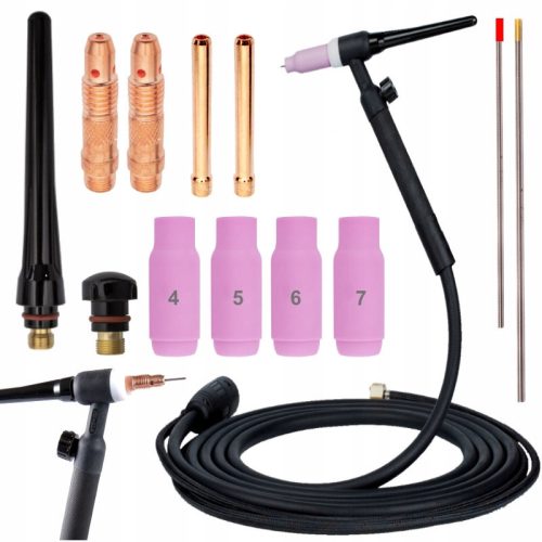 TIG LIFT WP17V welding torch 35-50 4M VALVE