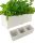  White wooden flowerpot, 12 cm