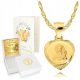  Chain Gold Medal Baptism Communion Engraving