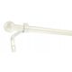 Ready-made curtain rods Single curtain rod 16 mm 100 cm