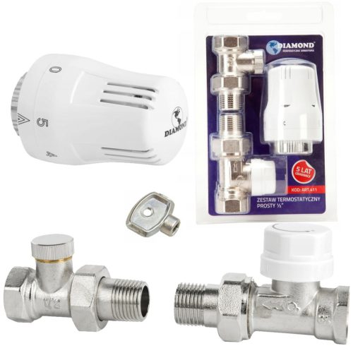  Diamond thermostatic straight set ART.411.ZEST.TERM.PR