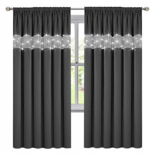 Ready-made curtains Semi-blackout tape curtain 145 cm x 230 cm